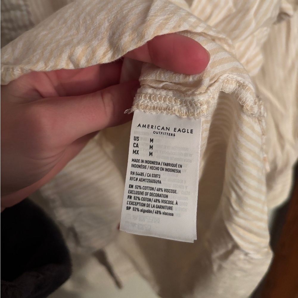 American Eagle Go Big Oversized Shirt Size Medium - Picture 5 of 6